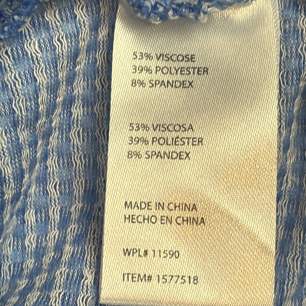 Weatherproof Womans Medium Checkered Pullover Hoo… - image 7